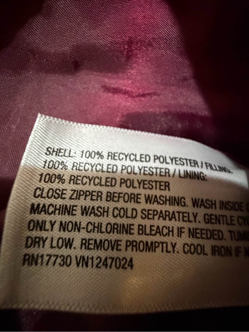 NWT Target Brown/Purple Gingham Puffer Jacket Size Medium - Picture 5 of 10